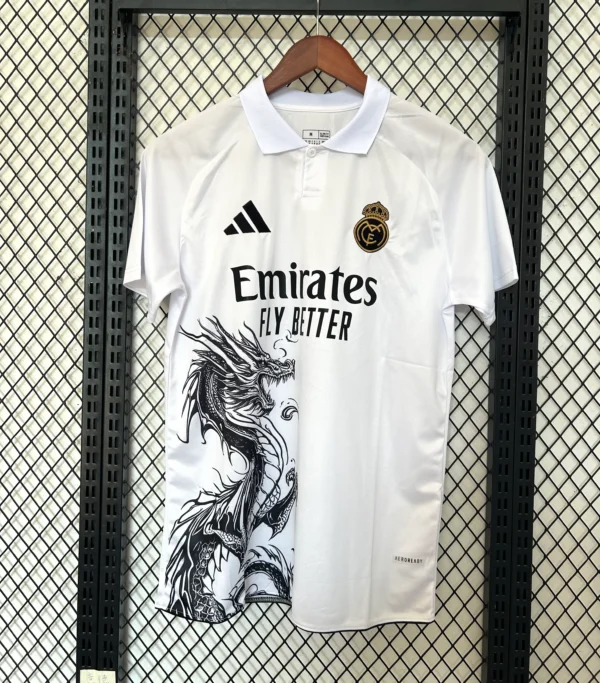 Maglia Real Madrid 2025-2026 Dragone bianco