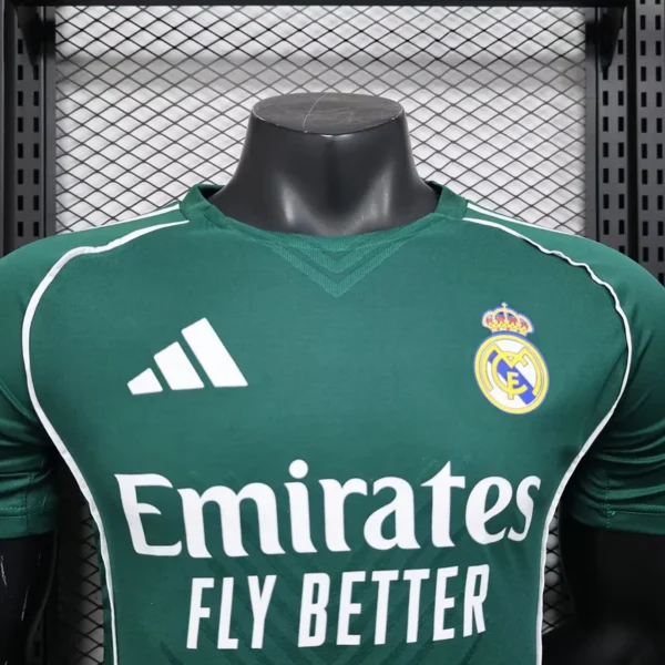 Maglia Real Madrid 2025-2026 Verde collo