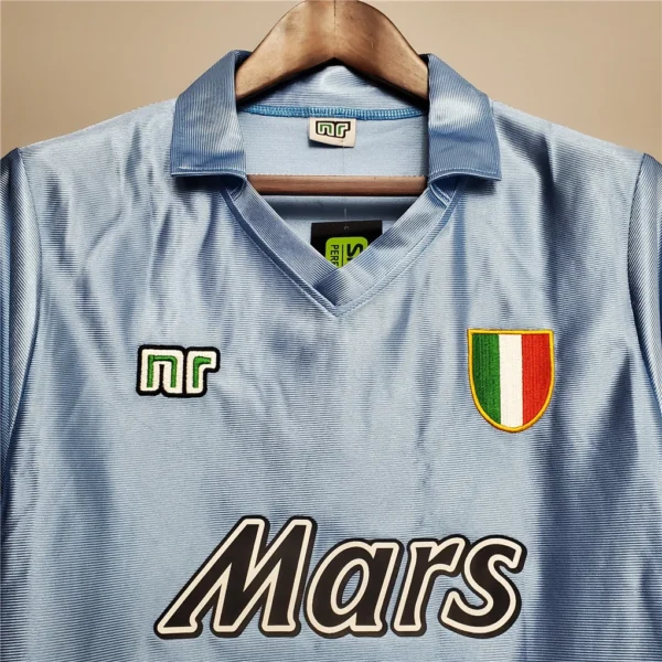 Maglia Retro Napoli 1990-1991 Maradona colletto