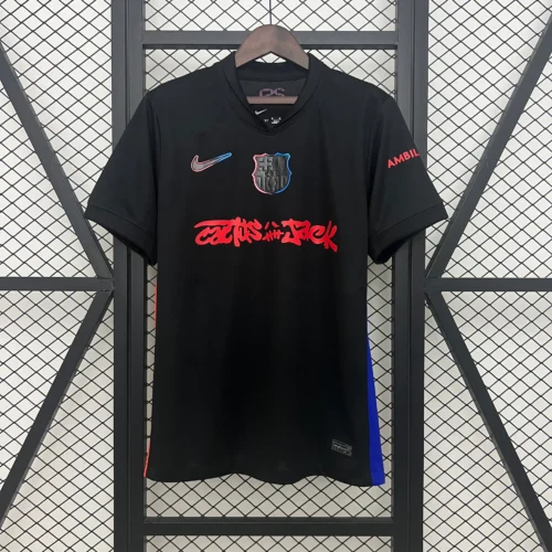 Maglia Travis Scott x Barcelona nero 2025-2026