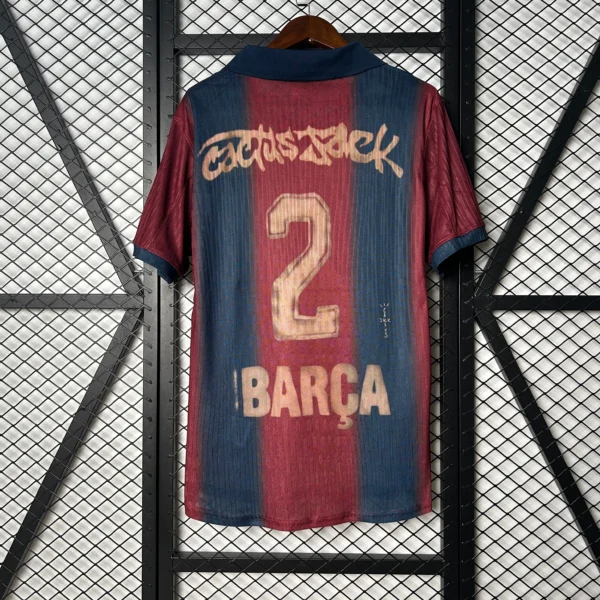 Maglia Travis Scott x FC Barcelona 2025-2026 con numero