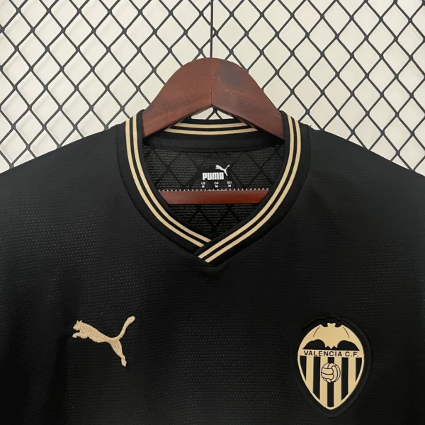 Maglia Valencia CF 2024-2025 Nero collo