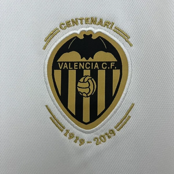 Maglia Valencia CF bianca 2018-2019 stemma