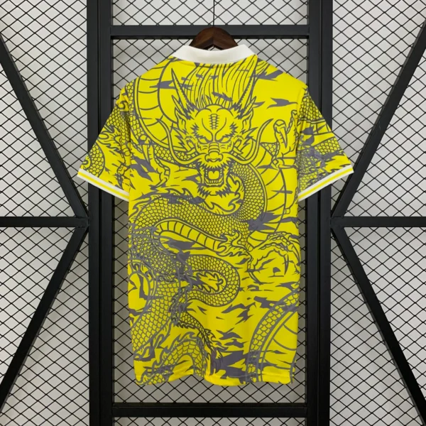 Maglia gialla Real Madrid 2025-2026 dragon con numero