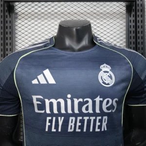 Maglia nera Real Madrid 2025-2026 collo