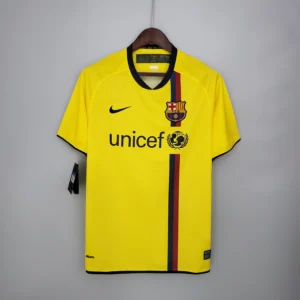 Maglia retro FC Barcelona 2008-2009 gialla