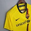 Maglia retro FC Barcelona 2008-2009 gialla spalla