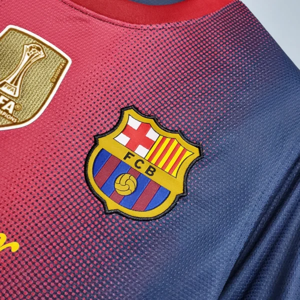 Maglia retro FC Barcelona 2012-2013 stemma