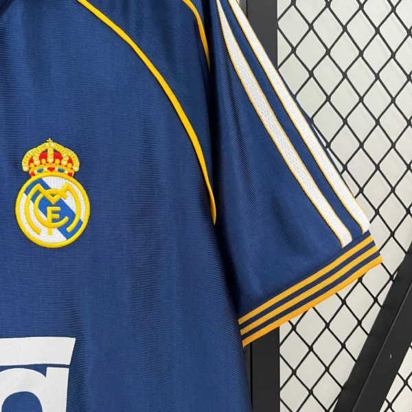 Maglia retro Real Madrid 1998-2000 blu manica
