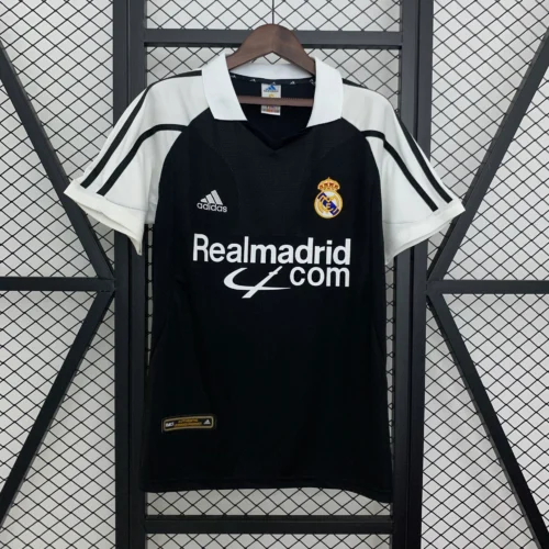 Maglia retro Real Madrid 2001-2002 nera