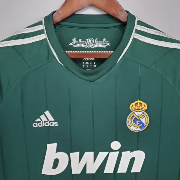 Maglia retrò Real Madrid Verde 2012-2013 collo