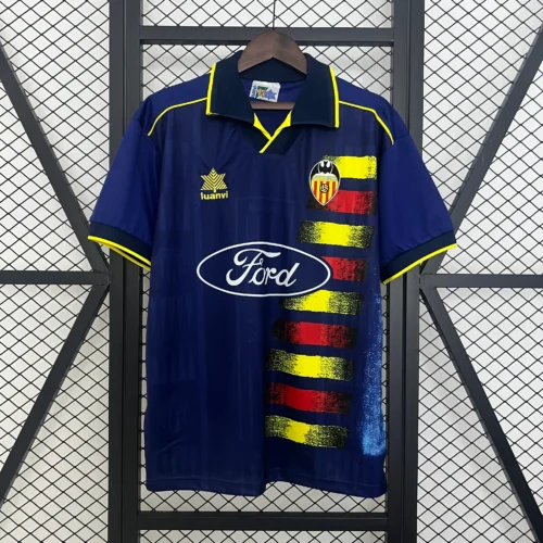 Maglia retro Valencia CF 1996-1997 Blu