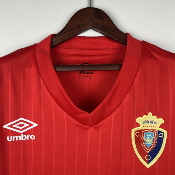 Maglia CA Osasuna 1987-1988 Rossa collo