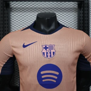Nuova maglia FC Barcelona 2025-2026 beige colletto