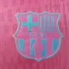 Nuova maglia FC Barcelona rosa 2025-2026 stemma