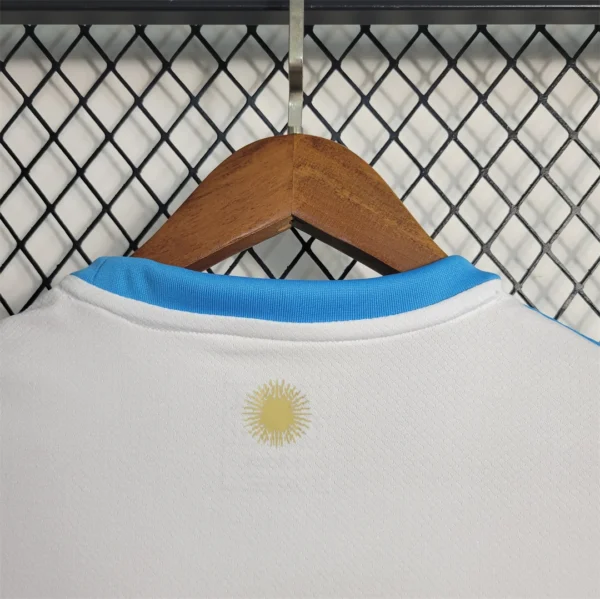 Maglia Argentina 2023 Coppa del Mondo collo anteriore