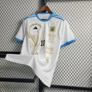 Maglia Argentina 2023 Coppa del Mondo laterale