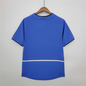 Maglia Blu Manchester United 2002-2004 con numero