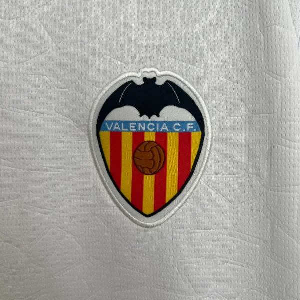 Maglia Bianca Valencia CF 2025-2026 stemma