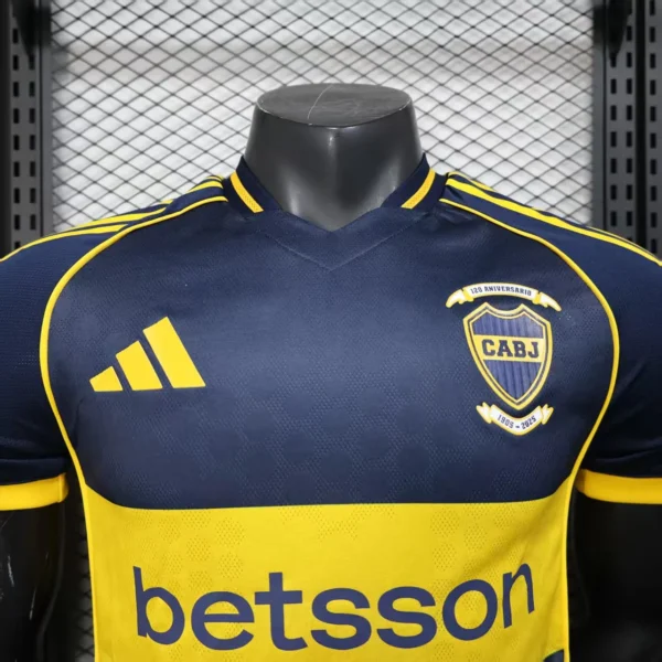 Maglia Boca Juniors 2025-2026 120° Anniversario collo