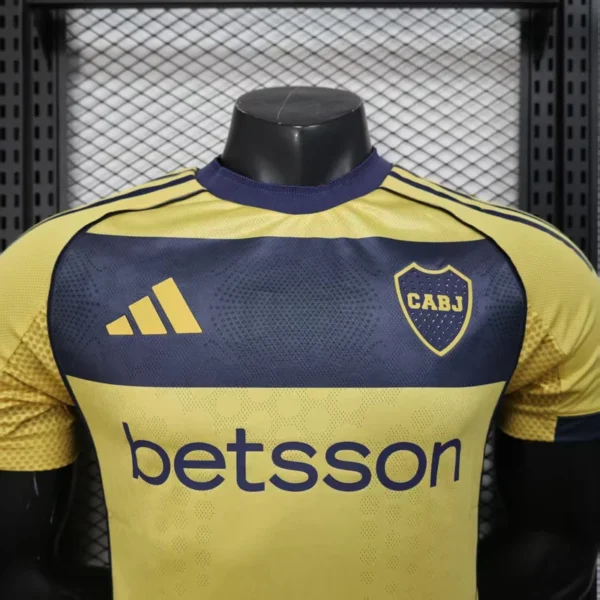 Maglia Boca Juniors Dorata 2025-2026 collo