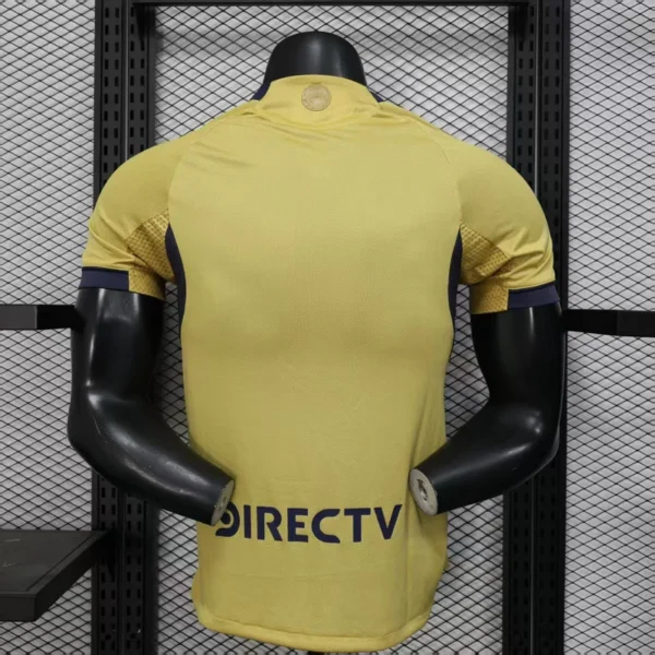 Maglia Boca Juniors Dorata 2025-2026 dorso