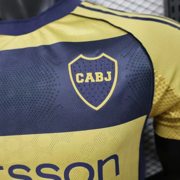 Maglia Boca Juniors Dorata 2025-2026 stemma