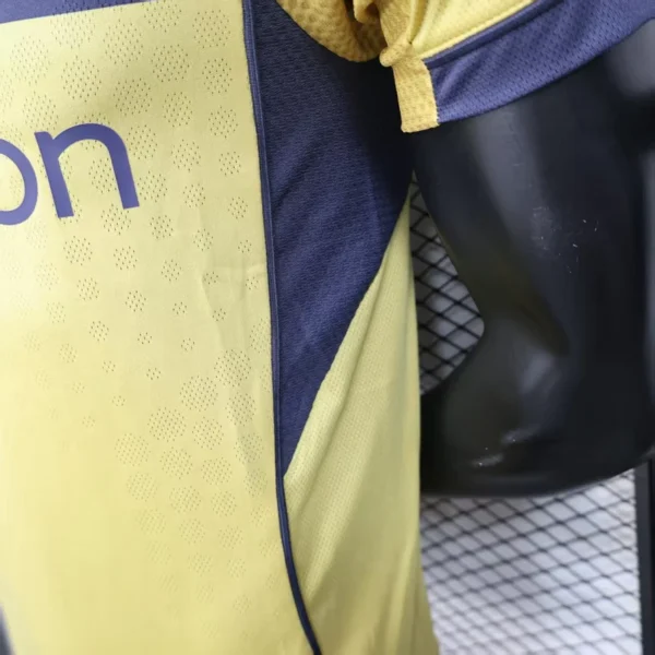 Maglia Boca Juniors Dorata 2025-2026 laterale