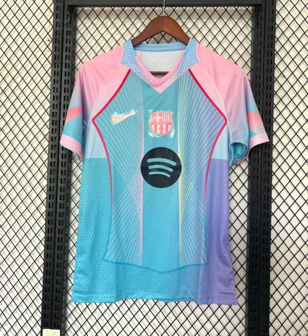 Maglia FC Barcelona 2025-2026 Celeste/Rosa