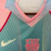 Maglia FC Barcelona 2025-2026 Celeste/Rosa collo
