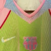 Maglia FC Barcelona 2025-2026 Verde/Rosa collo