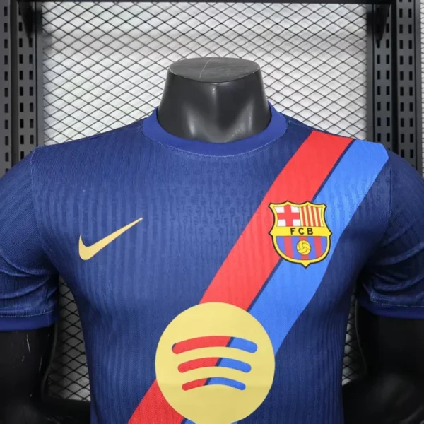 Maglia FC Barcelona Blu 2025-2026 collo
