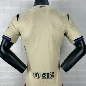 Maglia FC Barcelona Dorato 2025-2026 con numero