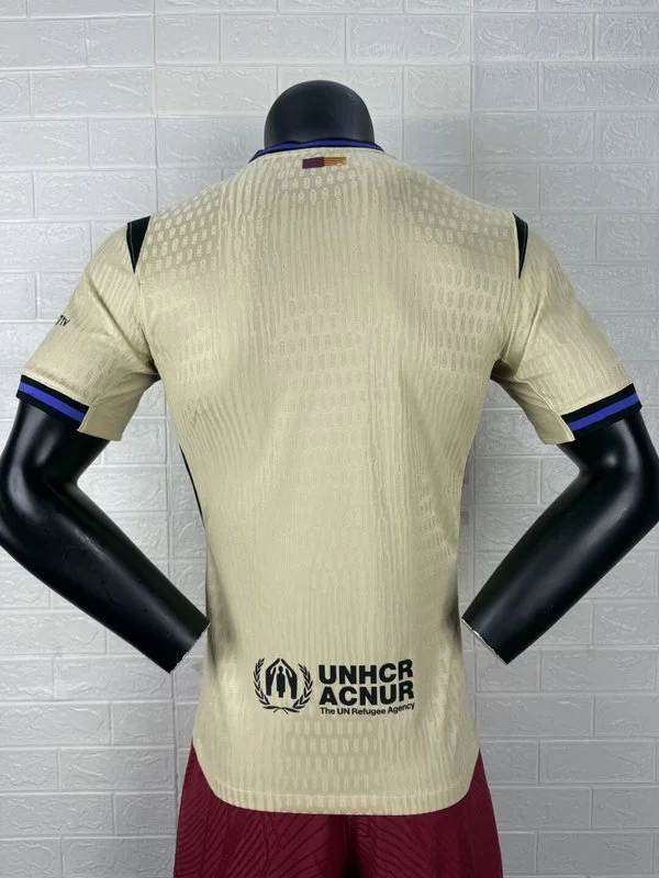 Maglia FC Barcelona Dorato 2025-2026 con numero
