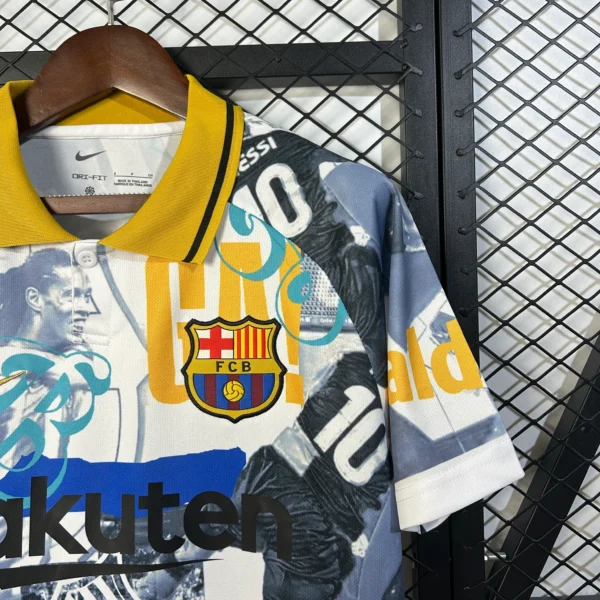 Maglia FC Barcelona Ronaldinho 2025-2026 manica
