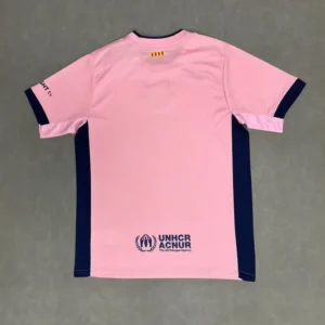 Maglia FC Barcelona rosa 2025-2026 con numero