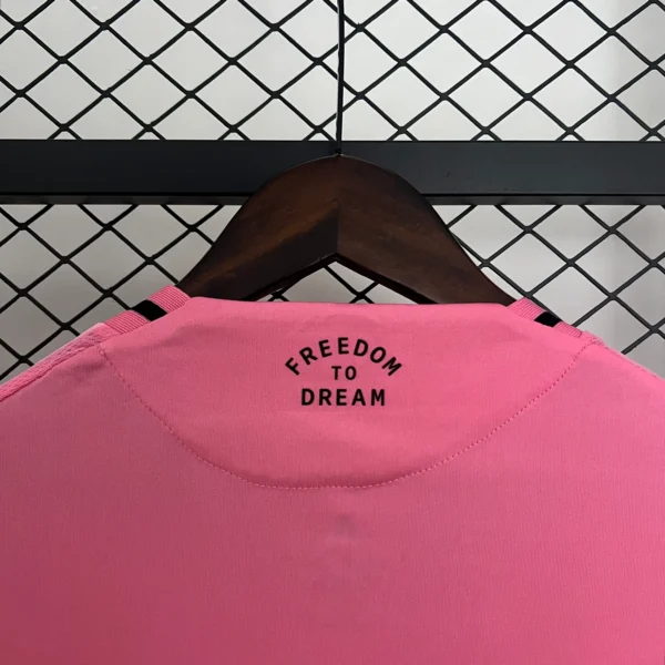 Maglia Inter Miami Messi 2025-2026 Rosa collo anteriore