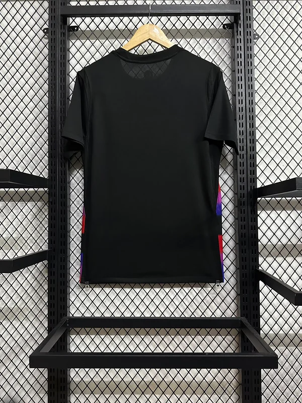 Maglia Nera Inghilterra 2025-2026 con numero