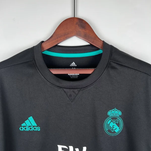 Maglia Nera Real Madrid 2017-2018 Ronaldo collo