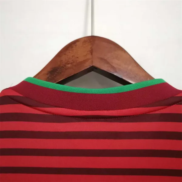 Maglia Portogallo Mondiale 2014 Ronaldo scollo anteriore