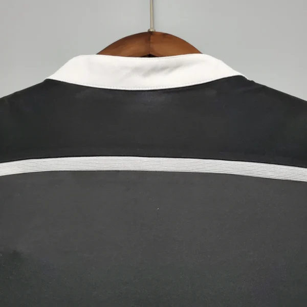 Maglia Real Madrid 2014-2015 Nera scollo anteriore