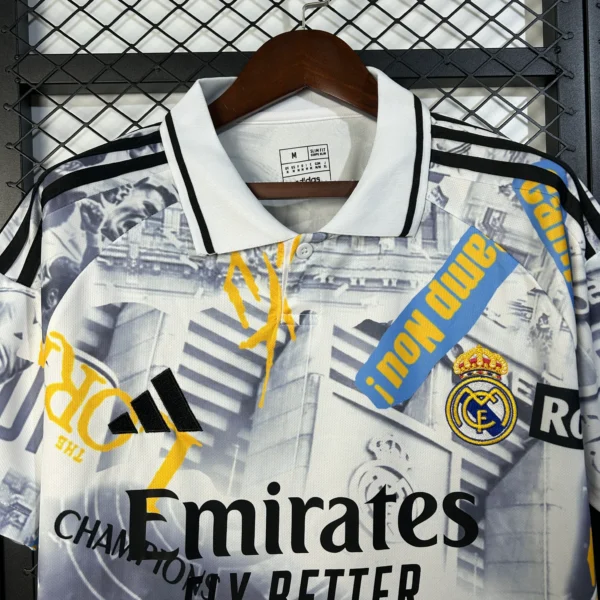 Maglia Real Madrid 2025-2026 Storia collo