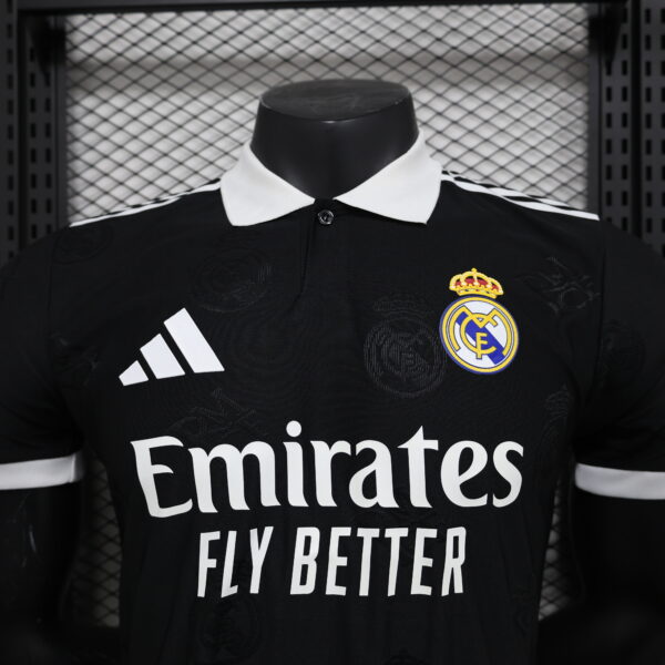 Maglia Real Madrid 2025-2026 Nera collo