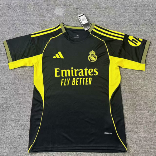 Maglia Real Madrid 2025-2026 nero/giallo