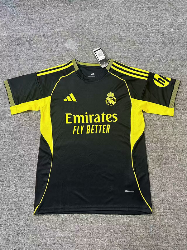 Maglia Real Madrid 2025-2026 nero/giallo