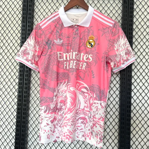 Maglia Real Madrid Rosa 2025-2026 Dragon