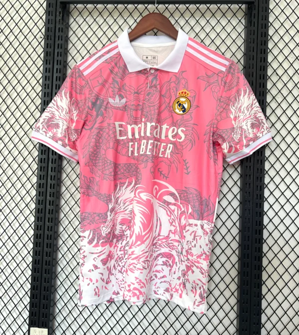 Maglia Real Madrid Rosa 2025-2026 Dragon