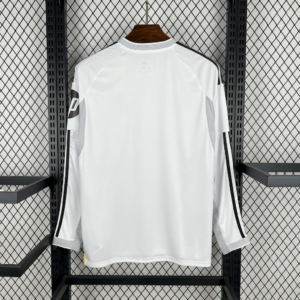 Maglia Real Madrid maniche lunghe 2025-2026 con numero-1