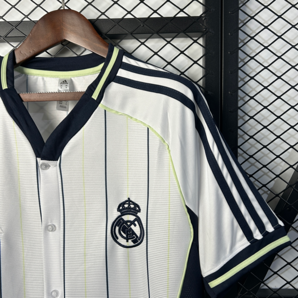 Maglia bianca retrò Real Madrid US Pack 2025 manica