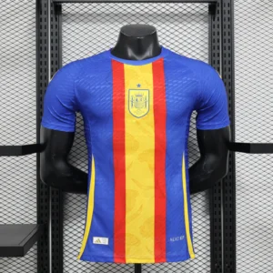 Maglia allenamento Spagna 2024 blu